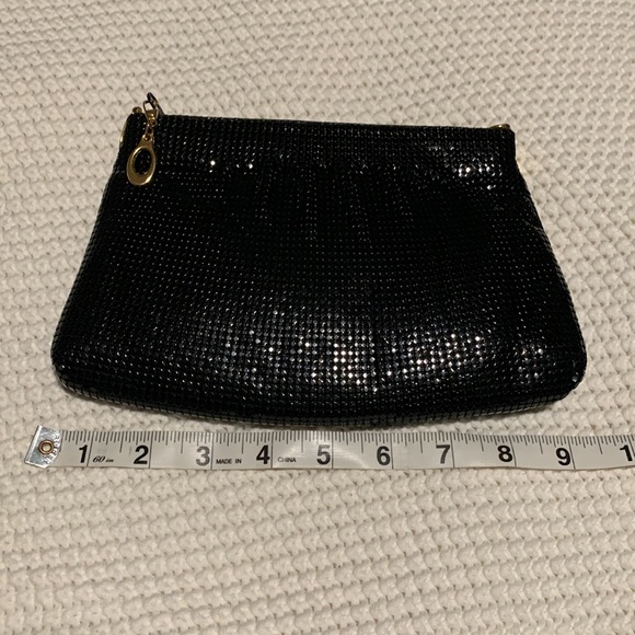 Vintage Black Mesh Bag with Coil Strap - Picture 11 of 12